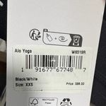 Alo Yoga NWT Airbrush Heart Throb Black Bike Shorts size XXS Photo 10