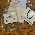 Uncommon James NWT  Chemistry Gold Triangle Earrings Photo 5