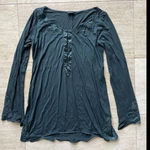 La Perla  Top‎ Women's Villla Toscana 2  Green Lace Long Sleeve Photo 0