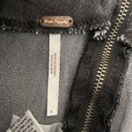 Free People Washed Black Denim Pencil Skirt Size 8 Knee Length Femme High Rise Photo 3