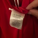 David's Bridal Red Strapless Formal Dress Photo 7