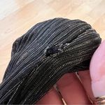 House Of CB HOUSE OF CB Yerina Micropleat Jumpsuit Black Metallic Flare Leg Size XS NWT Photo 7