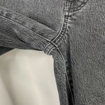 Madewell Mid Rise Perfect Vintage Straight Jeans Ripped Edition Black womens 28 Photo 6