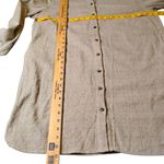 TCEC Gray Flannel Shirt Dress, Large Photo 4