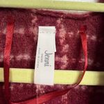 Jenni  Wine Oversized Plaid Topper Sz OS NWT Photo 4