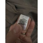 Hinge  Gray Leather Full Zip Moto Jacket Small Short Grunge Fitted Biker Photo 6