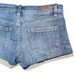 BLANK NYC Fulton Roll-Up Shorts Womens Blue Denim Destroyed Roll Up 25 NWOT Photo 8