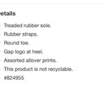 Gap  Logo Flip Flops Photo 3