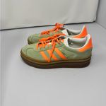 Adidas  Originals GAZELLE BOLD IH7495 Sneakers Green Orange Women’s 7.5 Photo 3