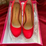 Chinese Laundry  Wonder red suede heels Photo 1