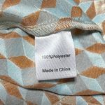 Tuckernuck Ocean Spray Cheyenne Dress Size XXL NWT Geo Print Belted Midi Blue Photo 11