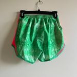 Nike Dri Fit Tempo Running Shorts Track Womens Size S Green Coral Tie Dye 455702 Photo 2