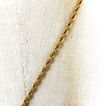 Vintage Reversible Beaded Mandala Pendant Necklace Gold Tone Rope Chain Photo 5