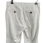 J Crew Factory Women Sunwashed Slim Chino Pants White Size 00 Style F3176 White Photo 3