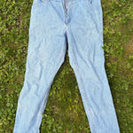 Vintage Delta Burke Jeans Light Wash High Rise Tapered Leg Mom Jeans‎ Blue Size 16 Photo 0