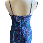 LC Lauren Conrad LAUREN CONRAD Stunning black and blue floral dress, faux wrap, adjustable straps, excellent condition, size 8 Photo 6