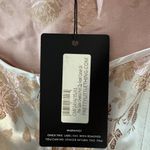 Pretty Little Thing NEW! Pink Satin Oriental Zip Front Corset Crop Top Photo 4