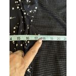 Jones Wear Dress Black/Tan Geo Wrap Front Tie Gathered Dress Size 12 Cap Sleeve Photo 6