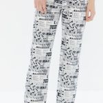 Urban Outfitters Blaire Printed Straight Leg Jean Photo 0