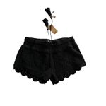 Surf Gypsy NWT  Crochet Shorts Small Black Festival Beachy Cottage Poolside Photo 1