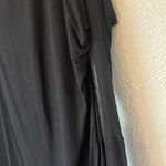 None Oversized Black long Sleeve Tunic Top Photo 2