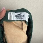 Hollister Women Size Small Green Faux Leather ultra high rise retro mini skirt Photo 5