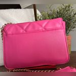 Juicy Couture Colorful Love Quilted Heart Stud Flap Crossbody Bag Pink NW Photo 4