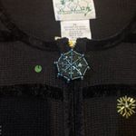 Quacker Factory Vintage The‎ Quaker Factory Snowman Bead Embellished Christmas Sweater  2X NWT Photo 5