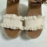 See By Chloe  Glyn Fringe Wedge Sandals in Cream Platform Photo 7