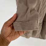 Pure Jill Neutral Tan Cotton Terry Longline Peplum Ruffle Hem Zip Hoodie‎ Jacket Size undefined Photo 4