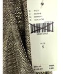 Anthropologie NWT Womens Metallic Gold Pull On Jogger Pants Lounge Size Small Photo 2