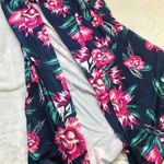 Unbranded Floral High Slit Maxi Skirt Women's Size XL Swim Cover Blue Pink Green Photo 5