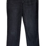 Vervet Flying Monkey Amie Black High Rise Straight Leg Ankle Jeans Raw Hem Button Fly Photo 0