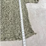 Altar'd State  Crochet Sweater Women's Medium Brown Long Sleeve Raw Hem V-Neck Photo 6