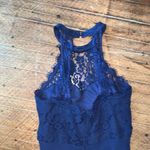 Lulus Lulu’s Dance All Evening navy lace M elegant semi formal maxi dress Photo 5