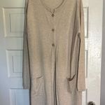 J. Jill Cream Wool Blend Sweater Cardigan with Button Details Size L Photo 0