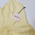 superdown  Diana Mini Dress in Light Yellow LArge Photo 5