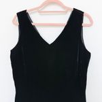 Ann Taylor  Womens Velvet Top Size‎ 6 Black Silk Blend Sleeveless 90s Whimsigoth Photo 1