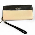 Kate Spade Colorblock Large Continental Wallet Back Beige New Photo 0