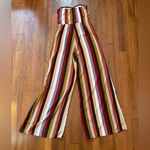 Le lis  Strapless Multicolor Stripe Wide Leg Jumpsuit – Size Small Photo 6