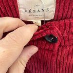 Sézane SEZANE Emilie Corduroy Pants Burgundy Red Photo 2