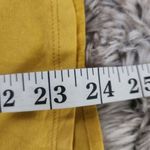 A New Day Square Neck Bubble Sleeve Embossed Stripe Blouse Yellow Size Small Photo 12