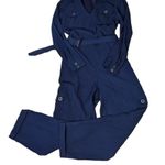 TED Baker london navy pocket detail jumpsuit size 3 (8 Photo 1