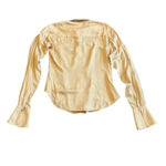 L'Academie The Bastina Top Button-Down Blouse Shirt Long Sleeve Size Large Women Photo 8