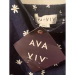 Ava & Viv  Daisy Print Sleeveless Dress Womens Plus Size 3X Photo 2