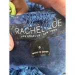 Rachel Zoe Rachel‎ Zoe Adelyn Off Shoulder Strapless Lined Lace Dress Blue EUC Size 6 Photo 7