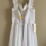 Mingda White Lace Floral Off The Shoulder Wedding Dress Size 6 Photo 13