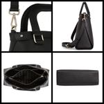 Ted Baker 💕💕 Padded Handle Leather Tote Bag Black NWT Photo 9