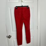 Red Skinny Jeans Size 2 Photo 1