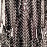 Free People Top S Feather in Wind Embellished Sheer Printed Embroidery Sequin Photo 4